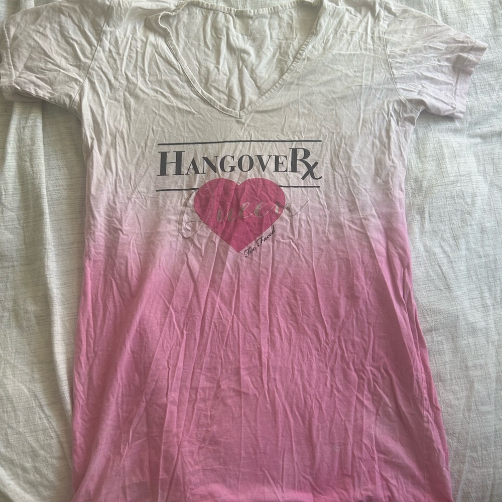 Too Faced branded oversized night gown